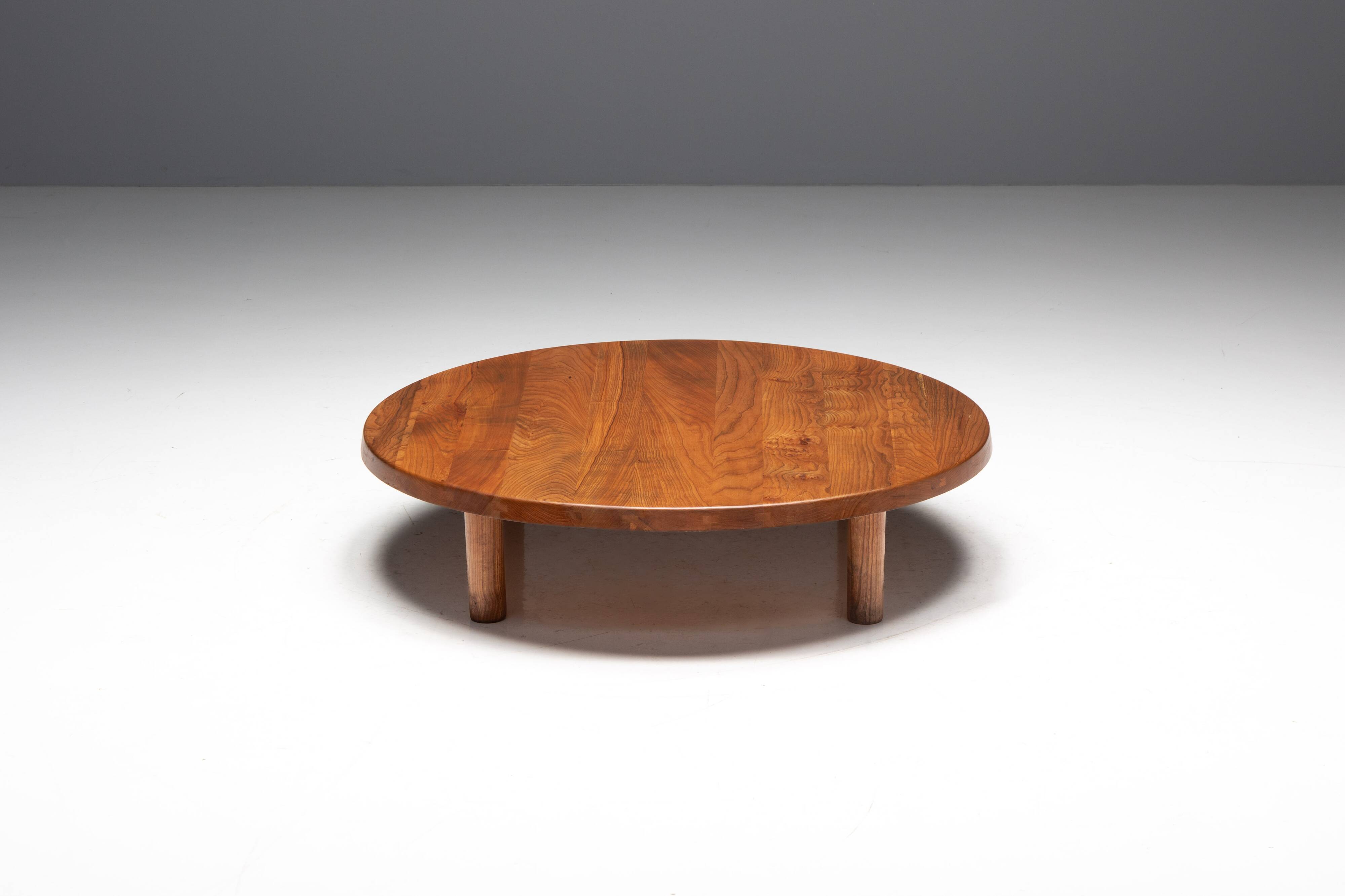 Table basse T02P de Pierre Chapo, France, années 1960