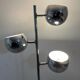 3-globe chrome floor lamp