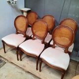Set of 6 Louis XVI style chairs