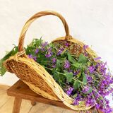 Rattan log basket