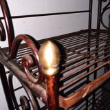 Metal floor baker style