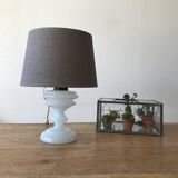 White and grey lamp