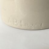 2 pots of varnished sandstone Lab Lagny