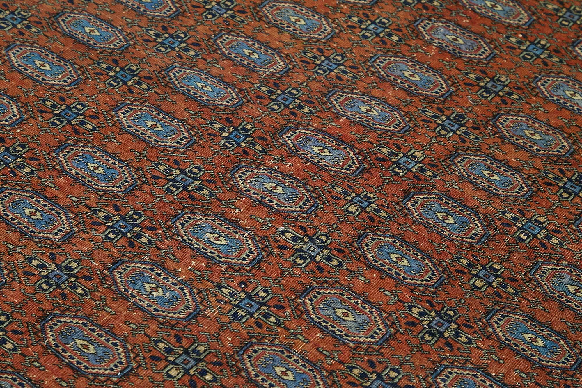 Turkish Wool Vintage Kayseri Rug 204 cm x 292 cm