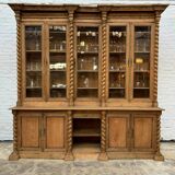 Oak apothecary cabinet, 19th century.