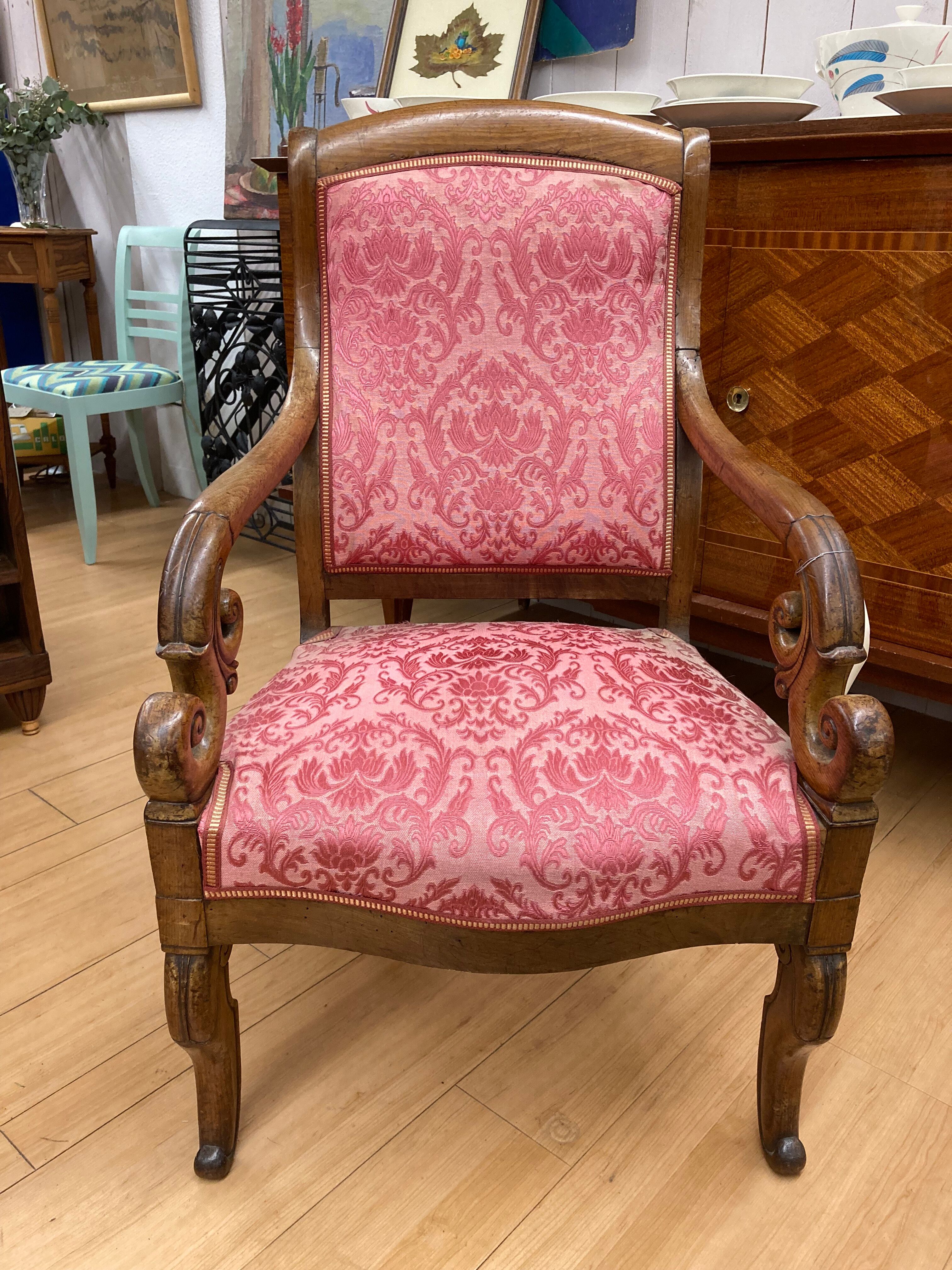 Louis-Philippe period armchair
