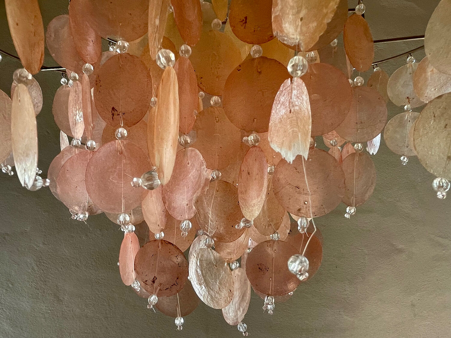 Mother-of-pearl chandelier