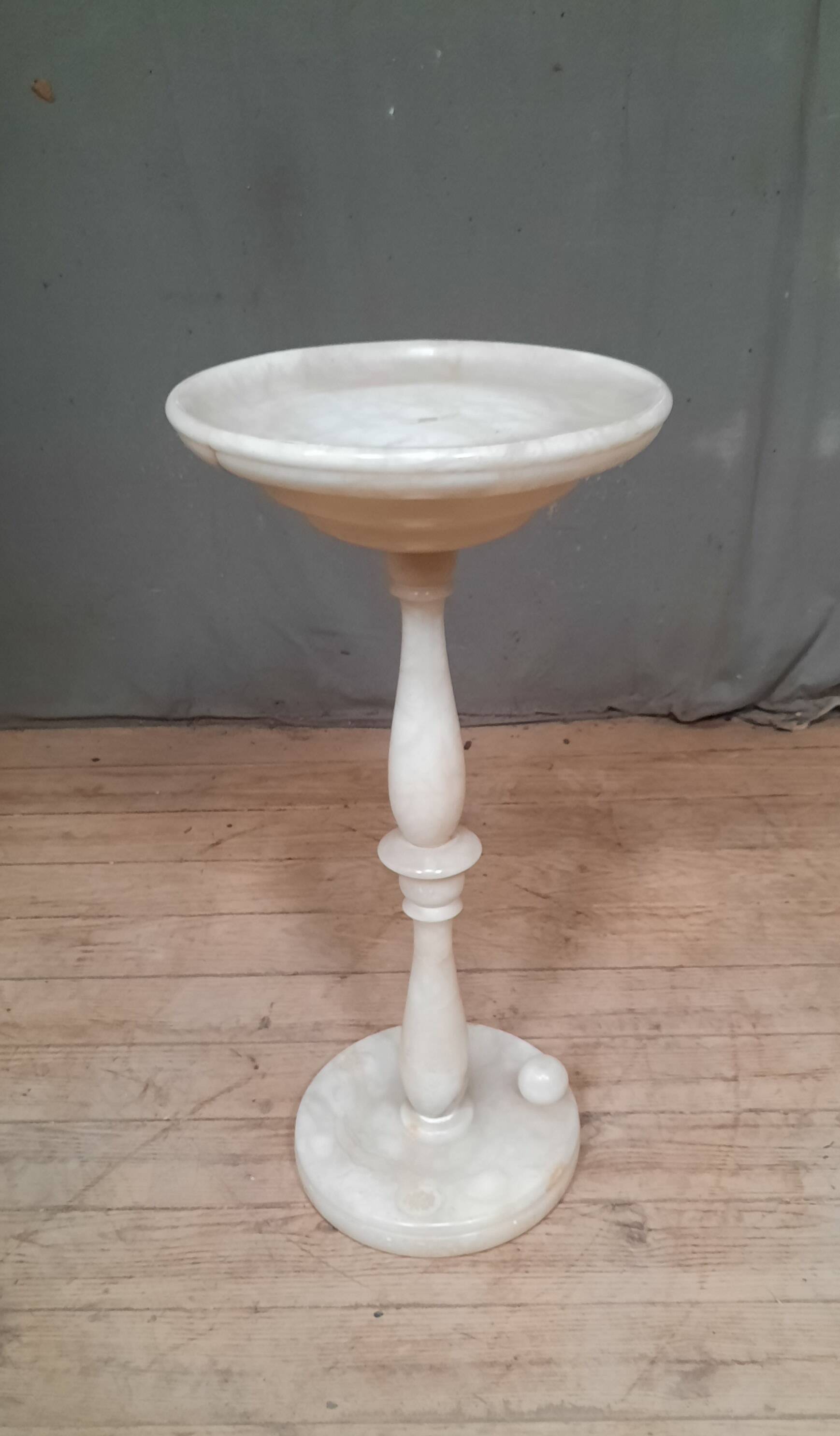 White marble stand