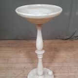 White marble stand