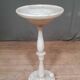 White marble stand