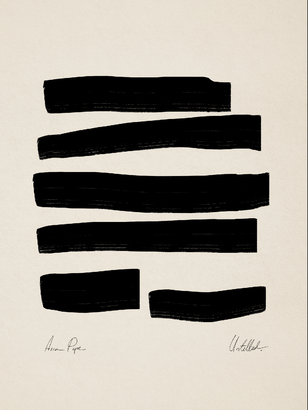 Impression d'art abstraite encadrée, impression giclée, 50 x 70 cm