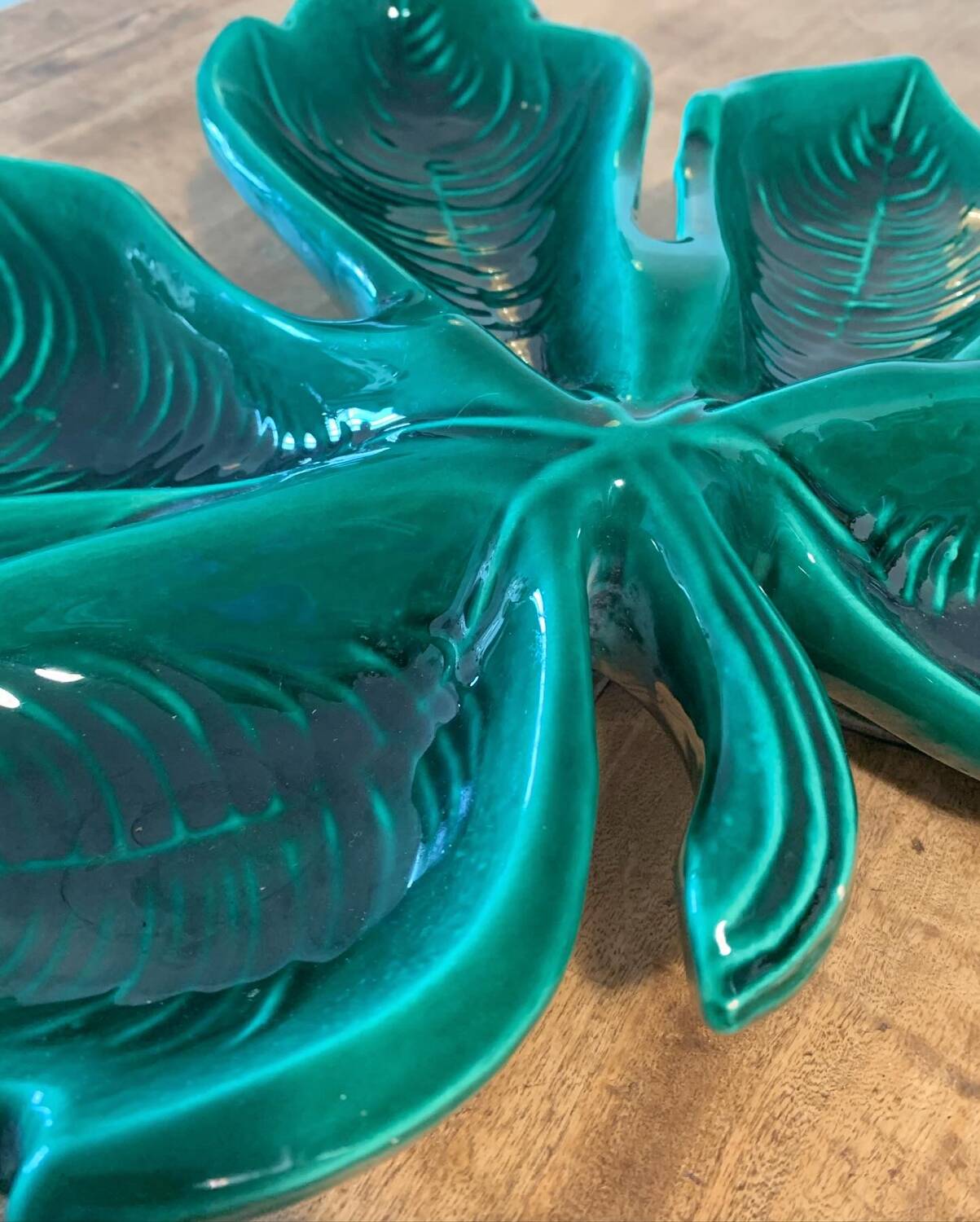 Old ceramic dish in the Vallauris style