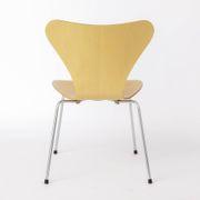 Arne Jacobsen Chair 3107 (Series 7), Beechwood Shell, Chrome Legs, Danish