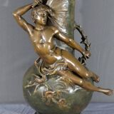 Pair of Regulate Vases, signed L. Moreau – Late 19th century