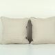 Set of 2 vintage embroidered cushion covers 48x48 cm
