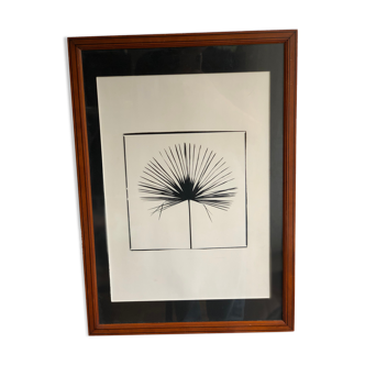 Dandelion framed printing