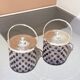 Vintage Cut Crystal Biscuit Box / Ice Bucket with Silver-Plated Lid and Handle