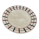 Round presentation plate Lou Basquez manufacture Saint-Amand