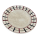 Round presentation plate Lou Basquez manufacture Saint-Amand