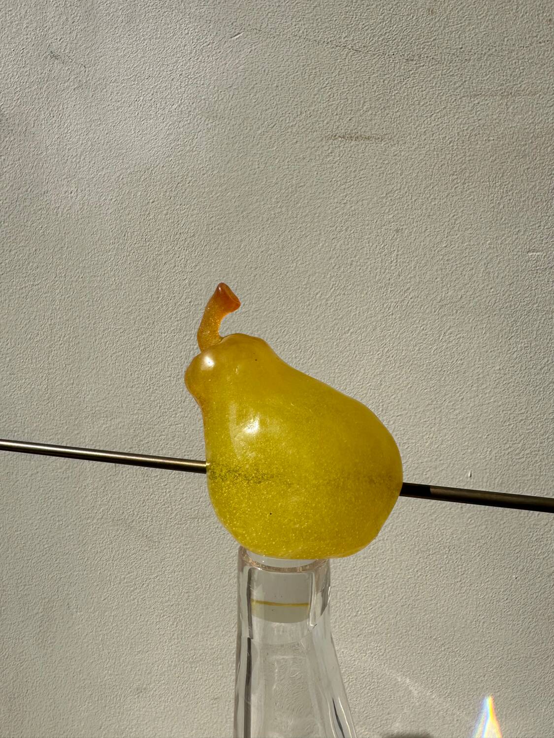 Daum France Crystal Pear Whiskey Decanter Numbered Hilton Mac Connico