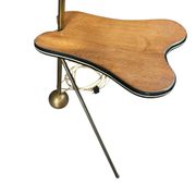 Lampadaire tripied vintage avec tablette