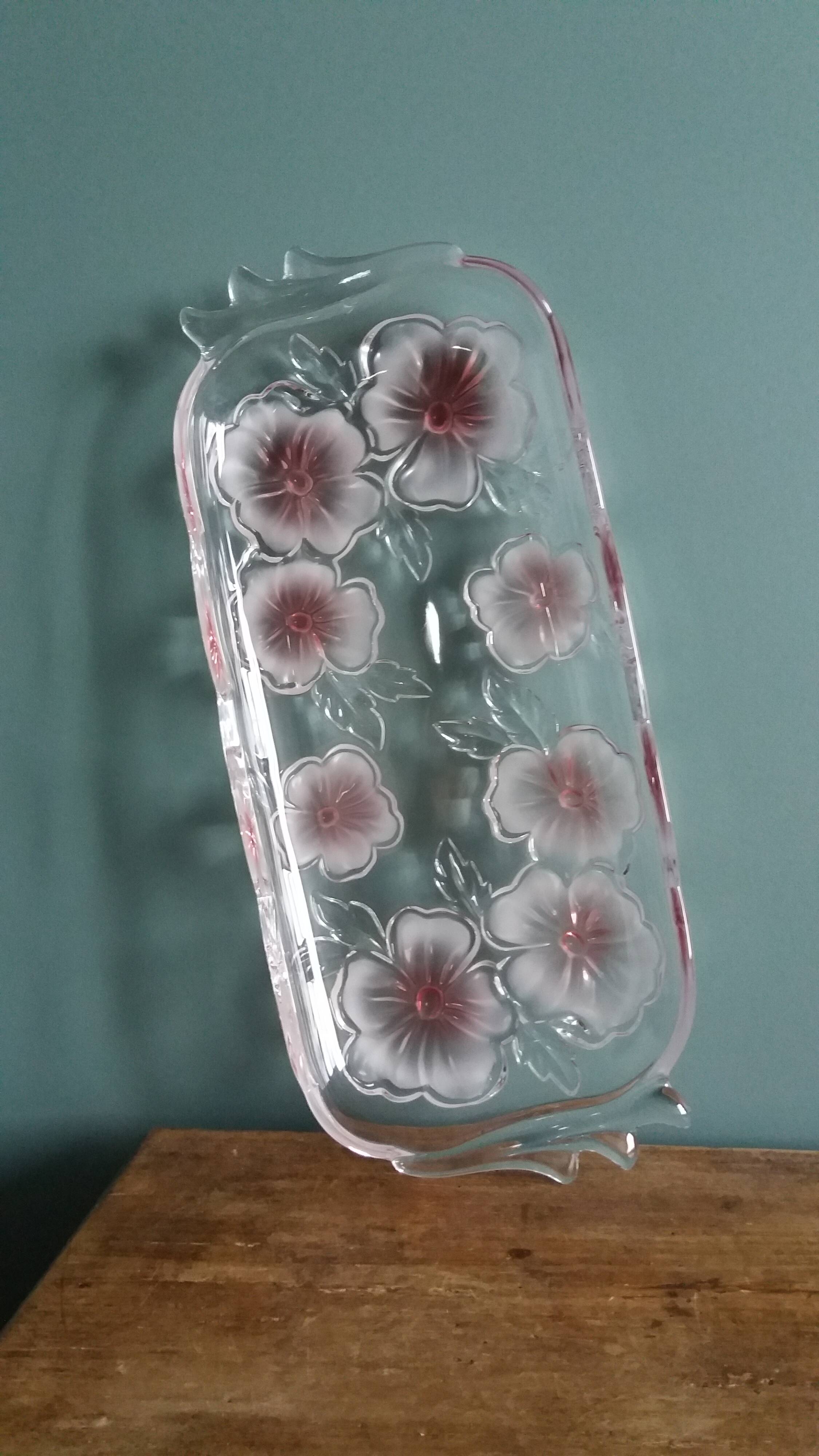 Walther-Glas flower fancies cake dish