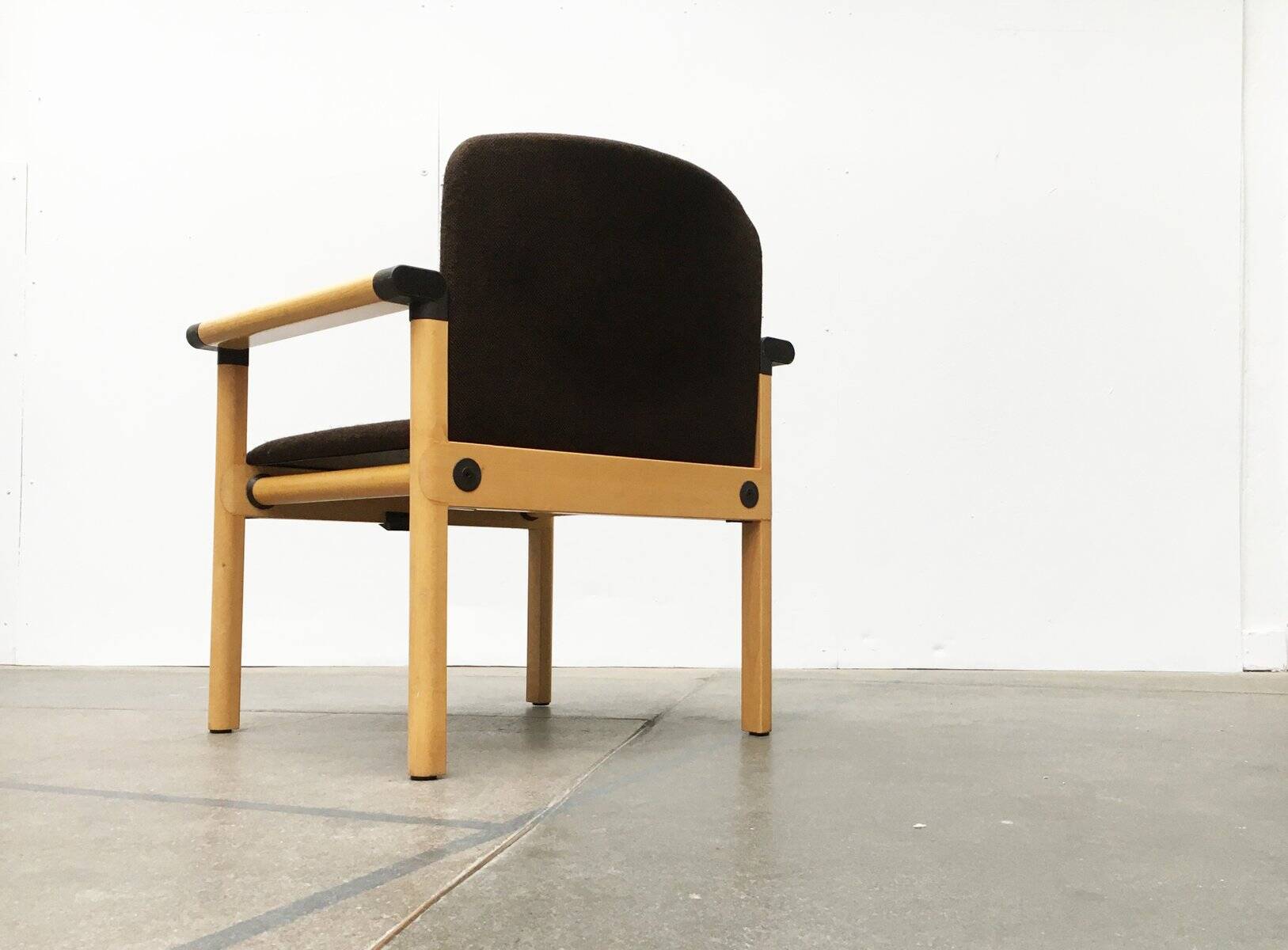Mid-century Series 77 armchairs by Gerd Lange for Schlapp Möbel, 1970s, set of 4.
