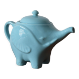 Théière bleu éléphant moulin des loups