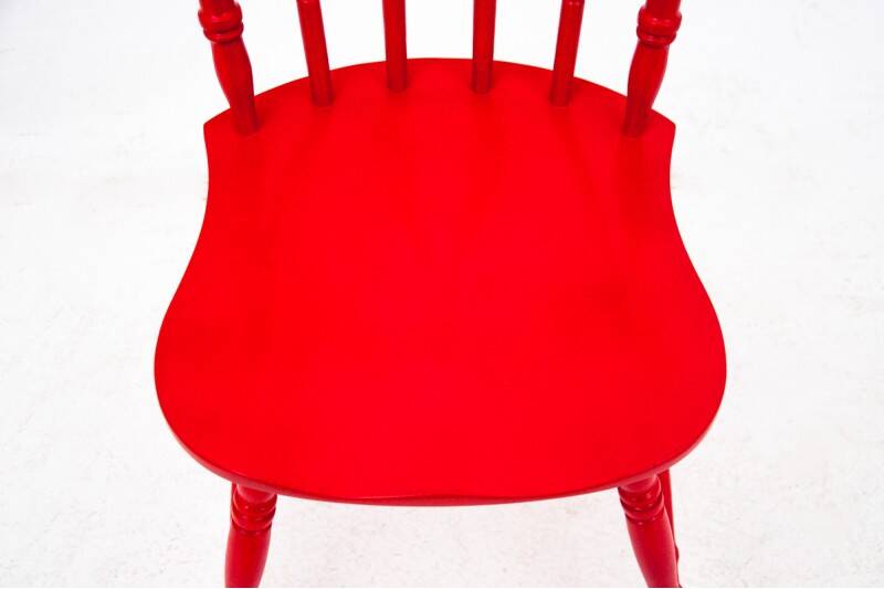Red chair, Poland, 1940s. After renovation.