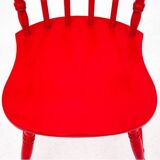 Red chair, Poland, 1940s. After renovation.