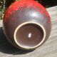 Fat Lava W.Germany 70s colors red brown chocolate vase