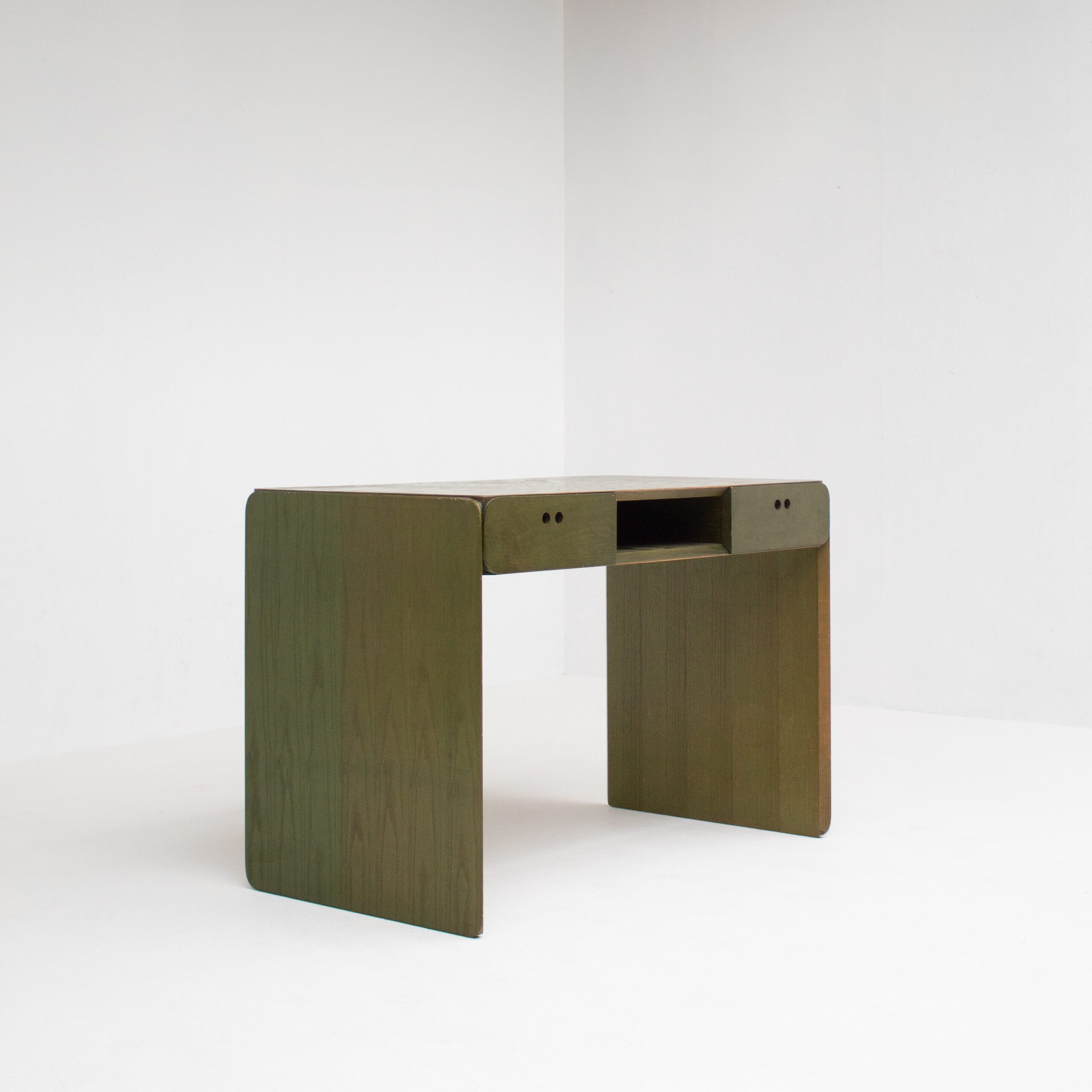 Vintage green desk by Derk Jan de Vries