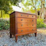 Louis XVI Style Mahogany Chest of Drawers, 19th Century