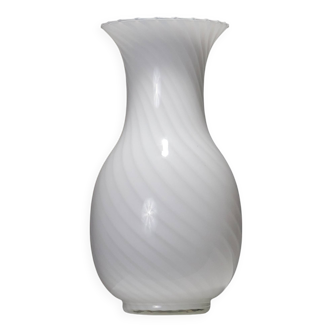 Large opalescent glass vase, 1950s