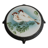 Antique ceramic trivet