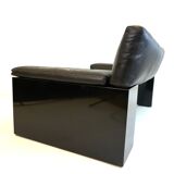 Knoll Brigadier 2 seater leather sofa by Cini Boeri