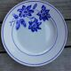 Trio of hollow dishes blue tones