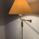 1970s Brass Lesan Wall Lamp by Florian Schulz