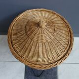 Rattan sewing basket 1950