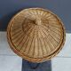 Rattan sewing basket 1950