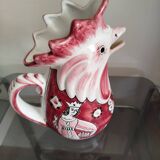 Pichet coq en céramique – Lismat Deruta Assisi – Italie