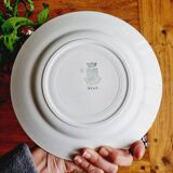 Set of 12 flat plates with slight defects Saint Amand 1932