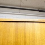 Armoire scandinave 3 portes en teck blond