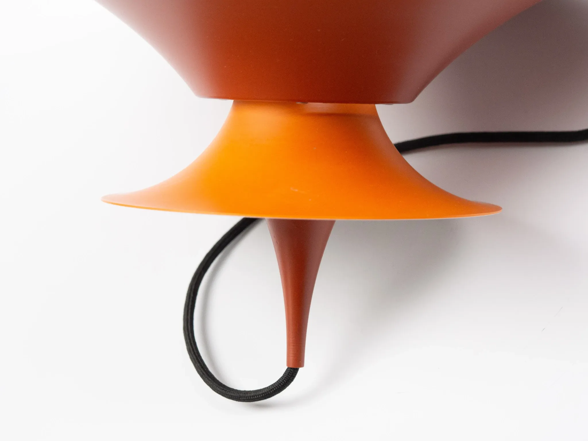 Danish vintage Radius pendant lamp by Erik Balslev, Fog og Morup, 1977