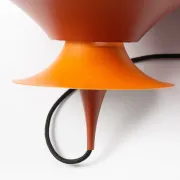 Danish vintage Radius pendant lamp by Erik Balslev, Fog og Morup, 1977
