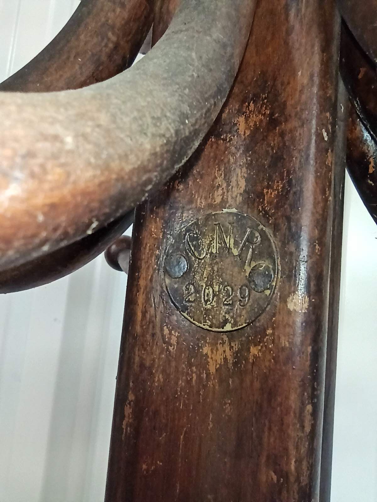 Porte-manteau perroquet en bois courbé Fischel par Alexander porte manteau patère