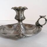 International design pink pewter cellar rat candle holder