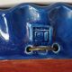 Antique mirror in porcelain from Italy - 64x50cm