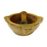 Mortar and its pestle - ceramic Vallauris