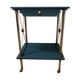 Painted wood and brass harness